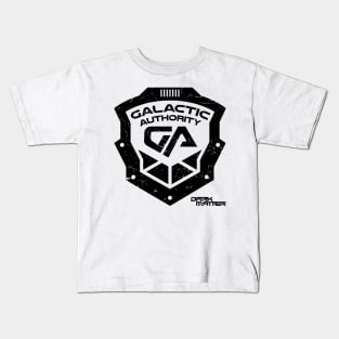 Dark Matter - Galactic Authority Shield Kids T-Shirt